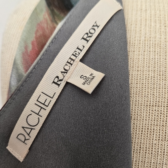 RACHEL ROY Painted Brush Strokes Sleeveless Midi Dress. Size Small - Picture 7 of 11